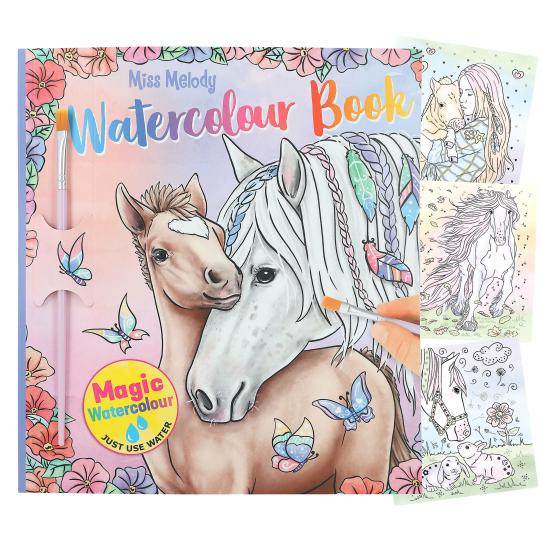 Miss Melody Watercolour boek Depesche