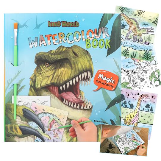 Dino World  waterverf boek Depesche