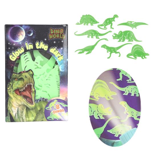 Dino World Glow in the dark stickers Depesche