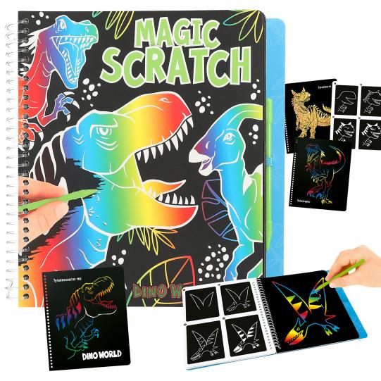 Dino World Magic Scratch boek Depesche