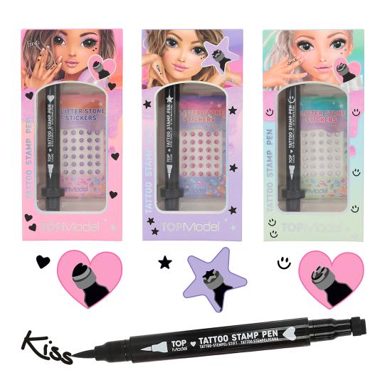 TOPModel tattoo pen met glitter BEAUTY and ME Depesche