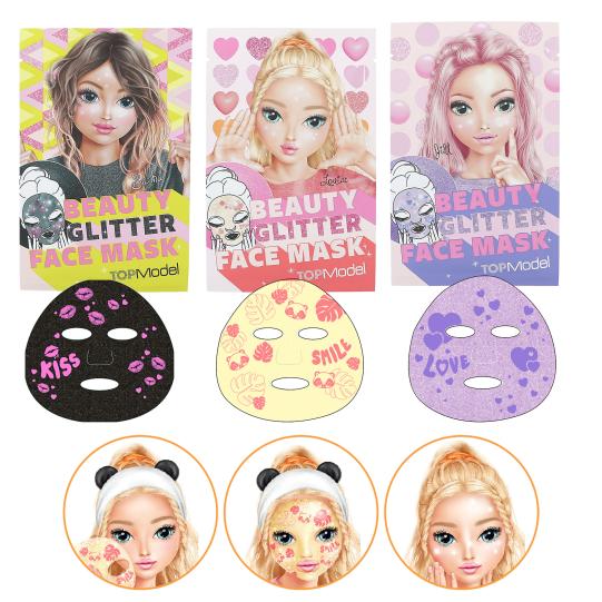 TOPModel sheetmasker glitter BEAUTY and ME Depesche
