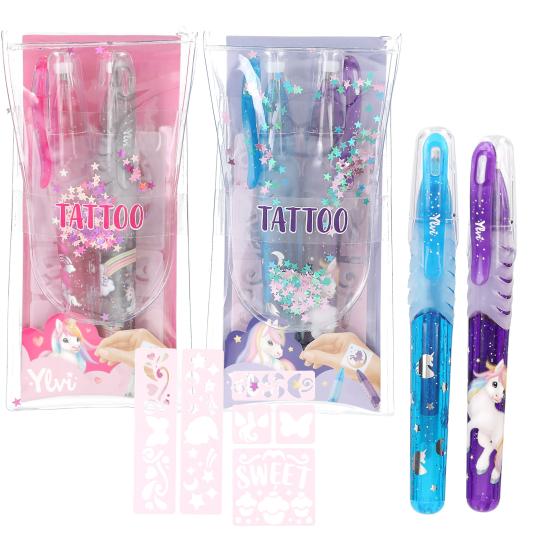 Ylvi tattoo glitter gelpennen Depesche