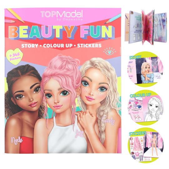 TOPModel kleurboek BEAUTY FUN Depesche