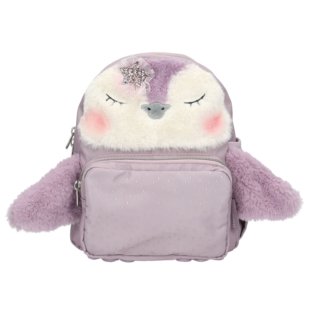 Princess Mimi Pinguïn Rugzak - Lila en Glitter