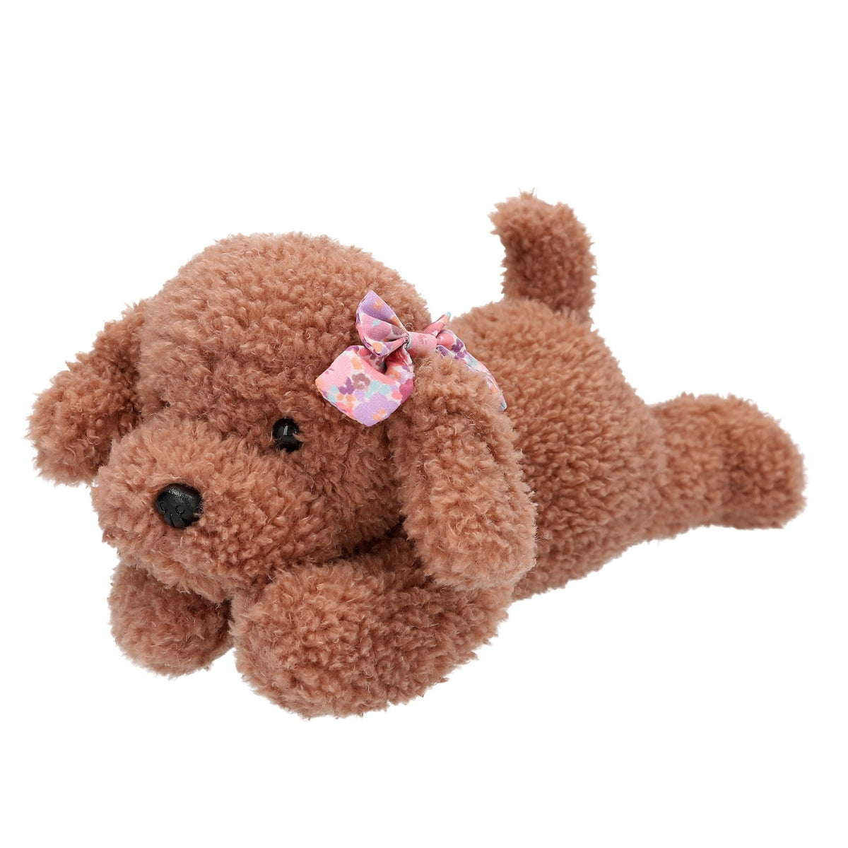 Schattige TOPModel Knuffelhond 24 cm in Bloemenprint