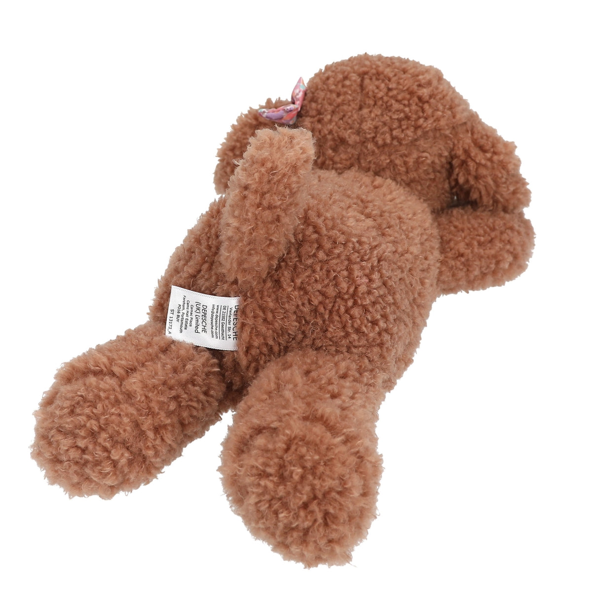 Schattige TOPModel Knuffelhond 24 cm in Bloemenprint