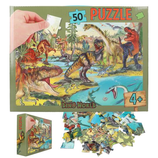 Dino World puzzel 50 stukjes Depesche