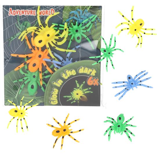 Dino World glow in the dark spinnen Depesche