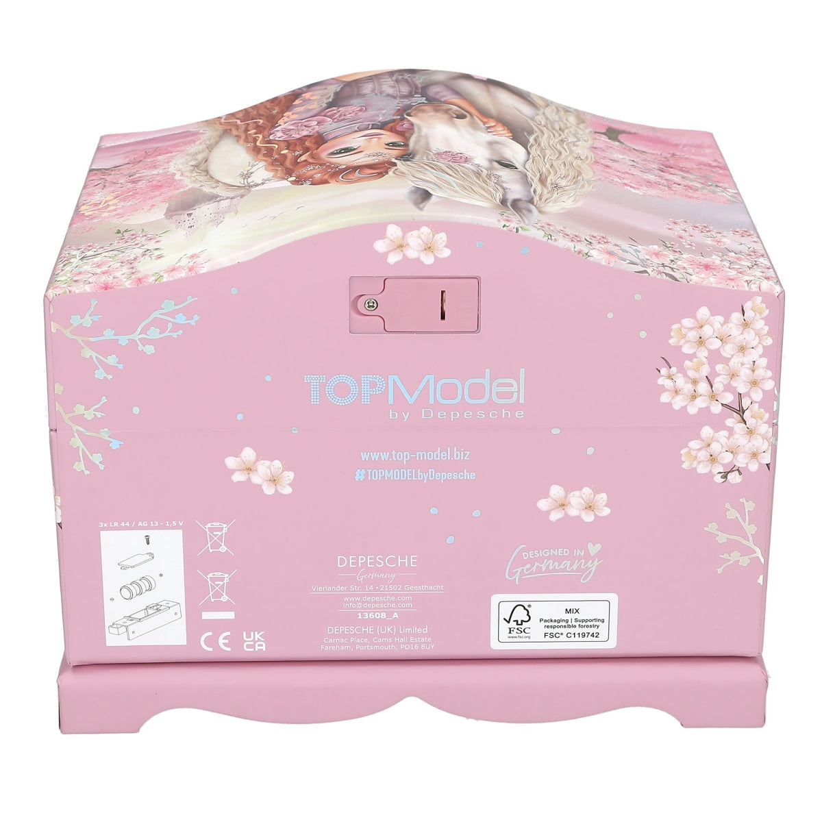Betoverende TOPModel VIVA VIOLET Sieradendoos met Licht
