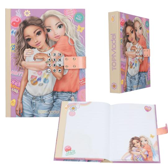 TOPModel dagboek met code en geluid GIRL POWER Depesche
