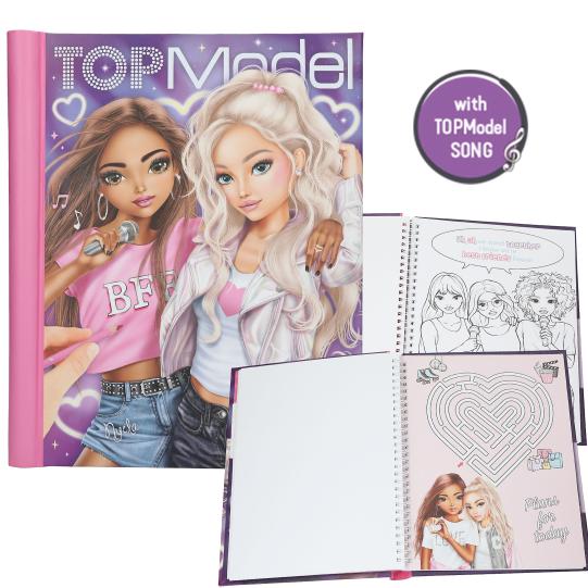 TOPModel kleurboek met LED en geluid MY BFF Depesche