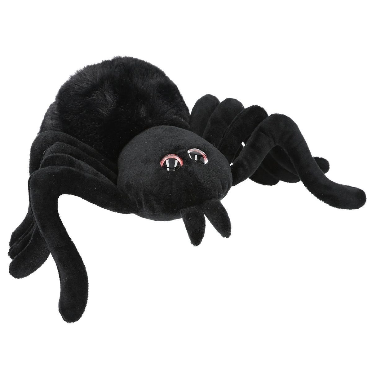 Zwarte Pluche Spin 20 cm - Adventure World