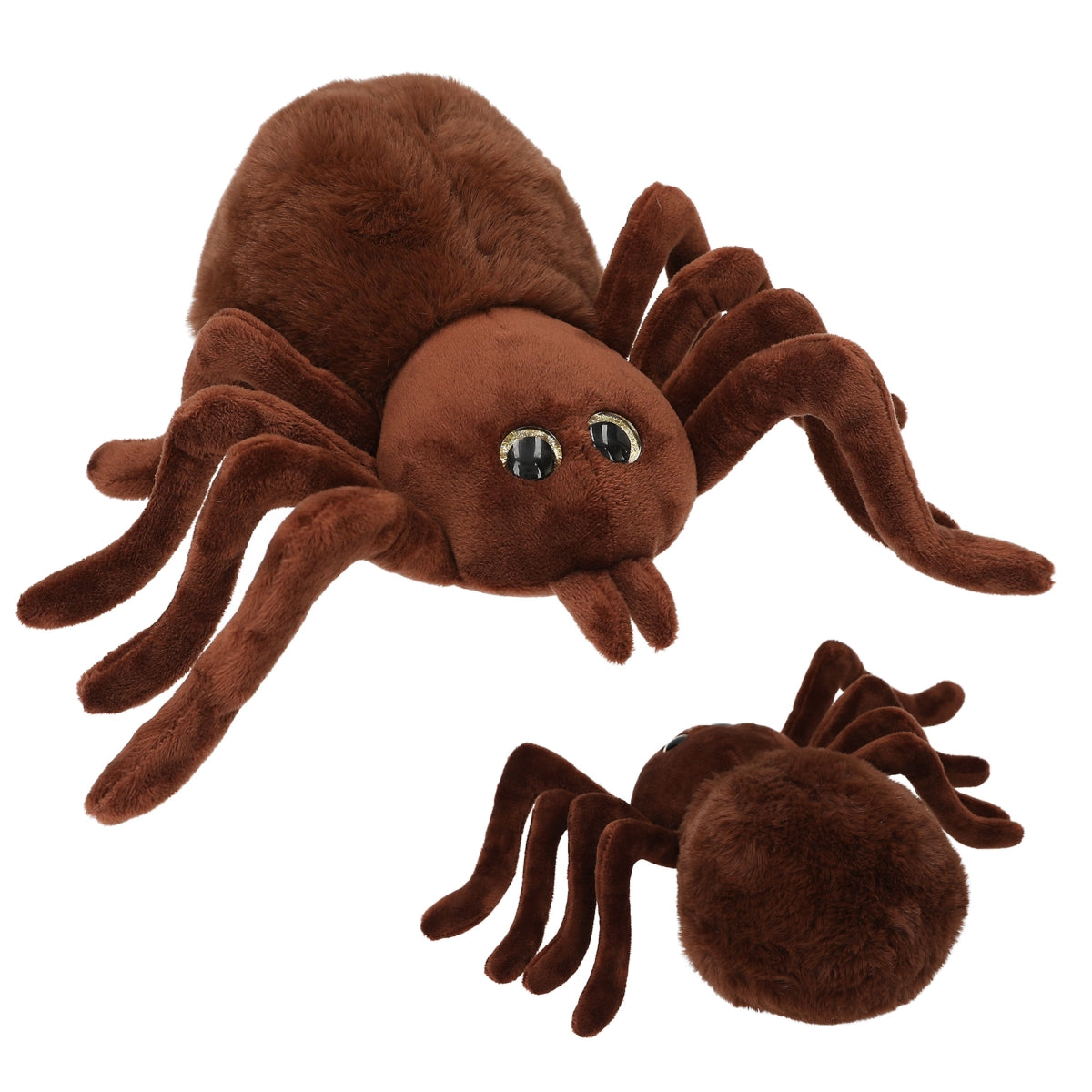 Bruine Pluche Spin 20 cm - Avontuurlijk Knuffelplezier