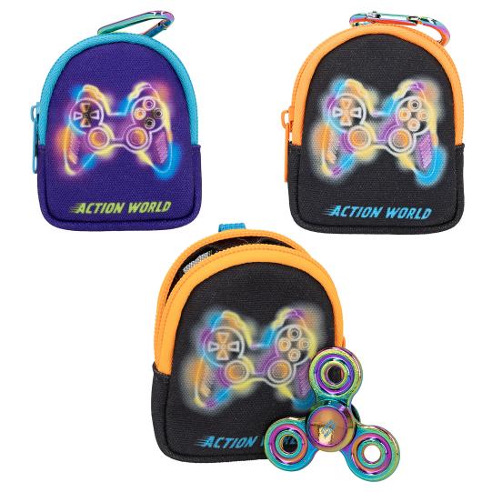Action World rugzak met fidget spinner