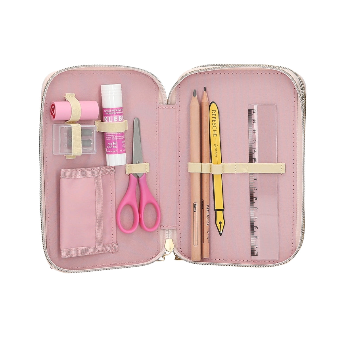 Miss Melody Etui met Paardenhoofd - 3 Vakken Gevuld