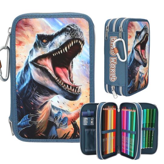 Dino World 3-vaks etui Depesche