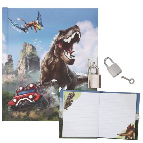 Dino World dagboek met slot Depesche