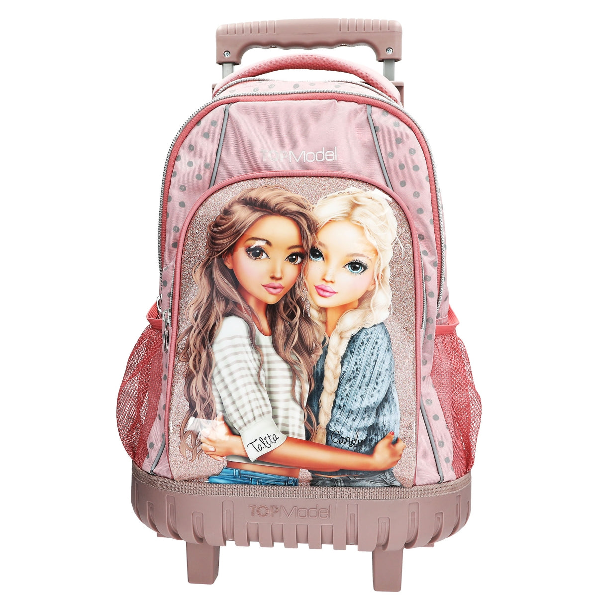TOPModel Rugzak DOTS met Wieltjes - Roze