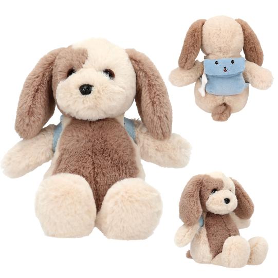Princess Mimi knuffel hond Milo met rugzak