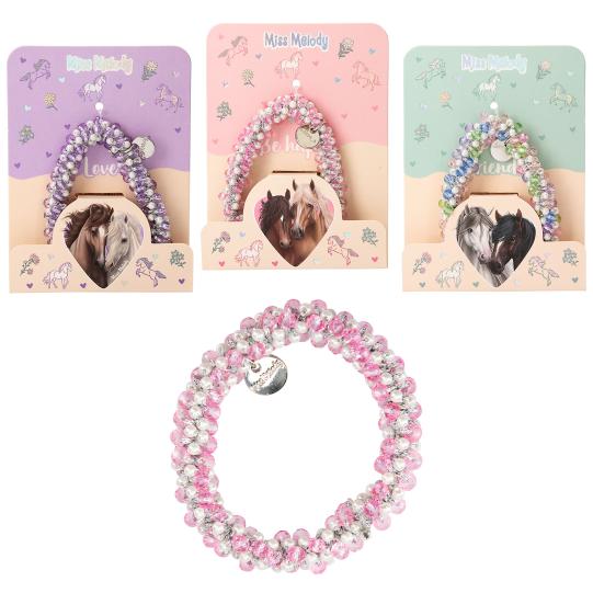 Miss Melody haar/armband met steentjes