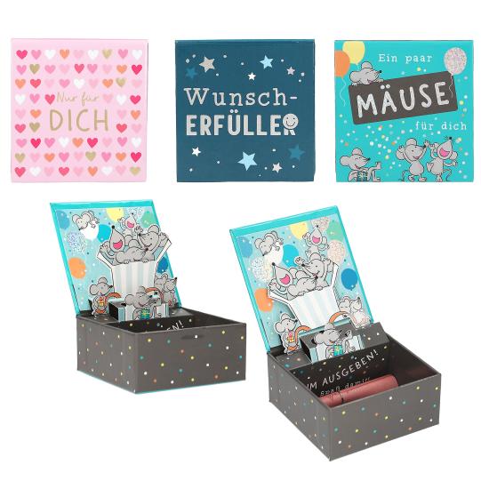 WENSENVERVULLER pop up box, duits Depesche