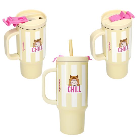 PENfection To Go beker met rietje CHILL