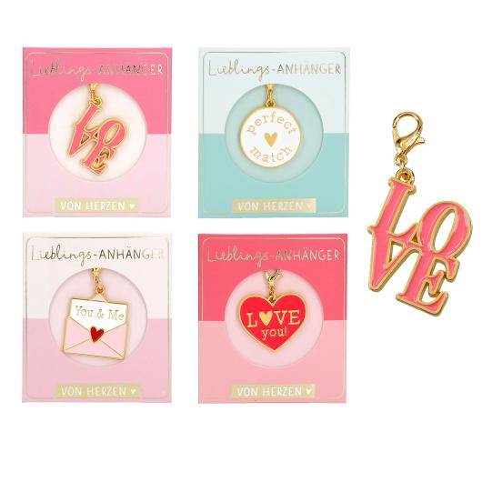 Love charms in display Duits Depesche
