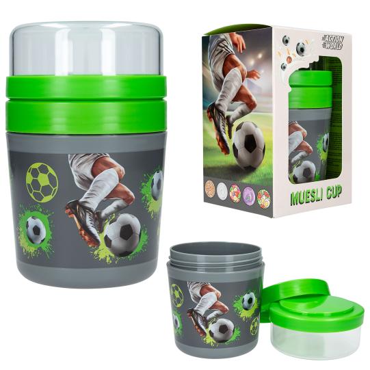 Action World muesli beker voetbal