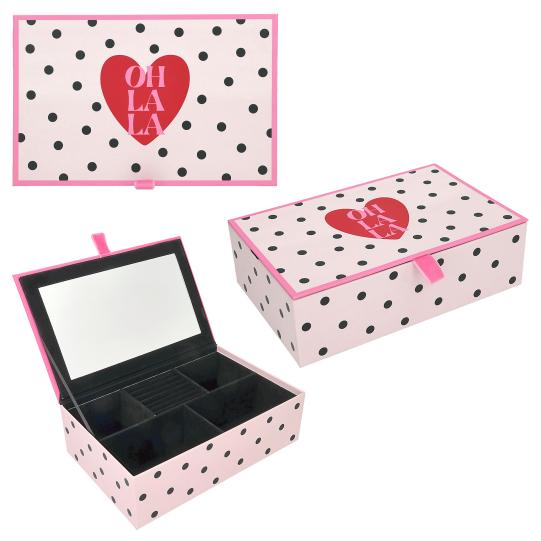 LOVIES sieradendoos met stippen