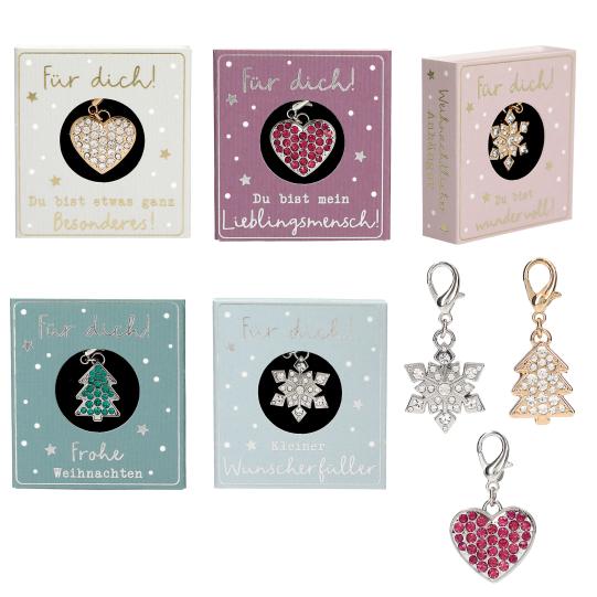 Kerstmis Glamour hangers in doosje Depesche