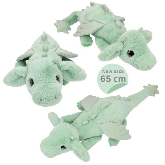 SNUKIS knuffel draak groen