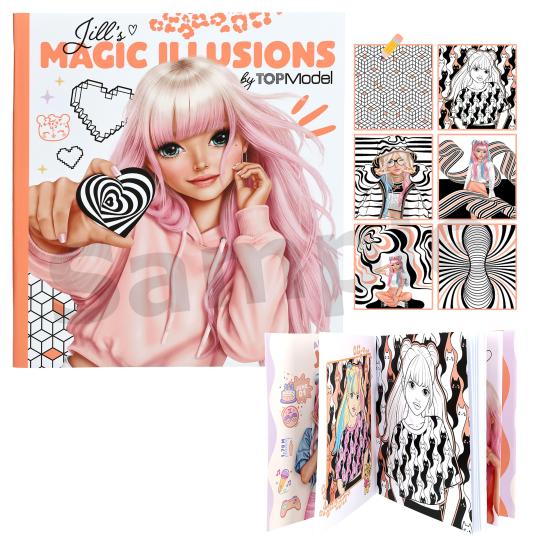 TOPModel kleurboek Jills Magic Illusions