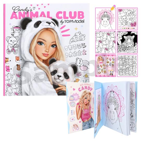 TOPModel kleurboek Candys Animal Club