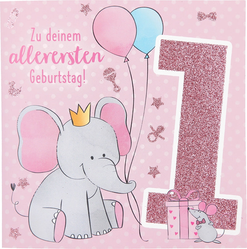1 Zu deinem allerersten Geburtstag! Depesche