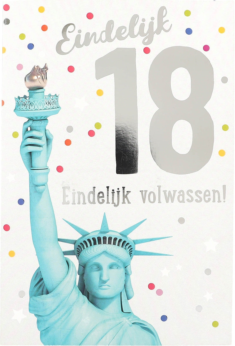 Eindelijk 18 Eindelijk volwassen! Depesche