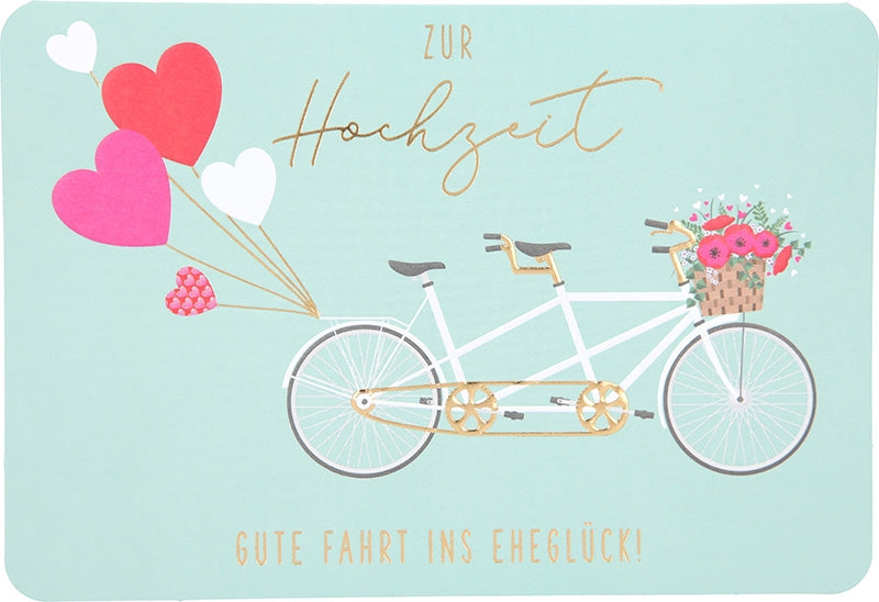 Zur Hochzeit Gute Fahrt ins Eheglück! Depesche