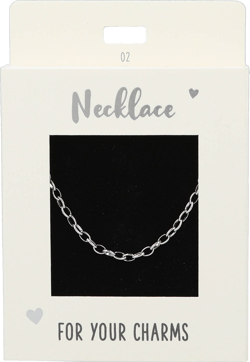 Chain silver, links medium