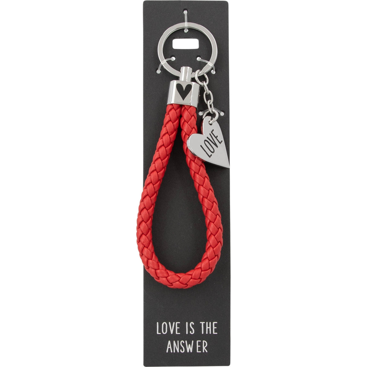 Vrolijke Love Sleutelhanger met Kleurrijke Lus