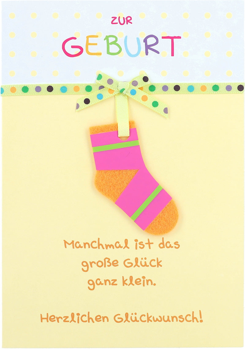 ZUR GEBURT Manchmal ist das große... Depesche