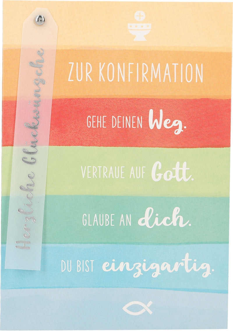 Zur Konfirmation Gehe deinen Weg. ... Depesche