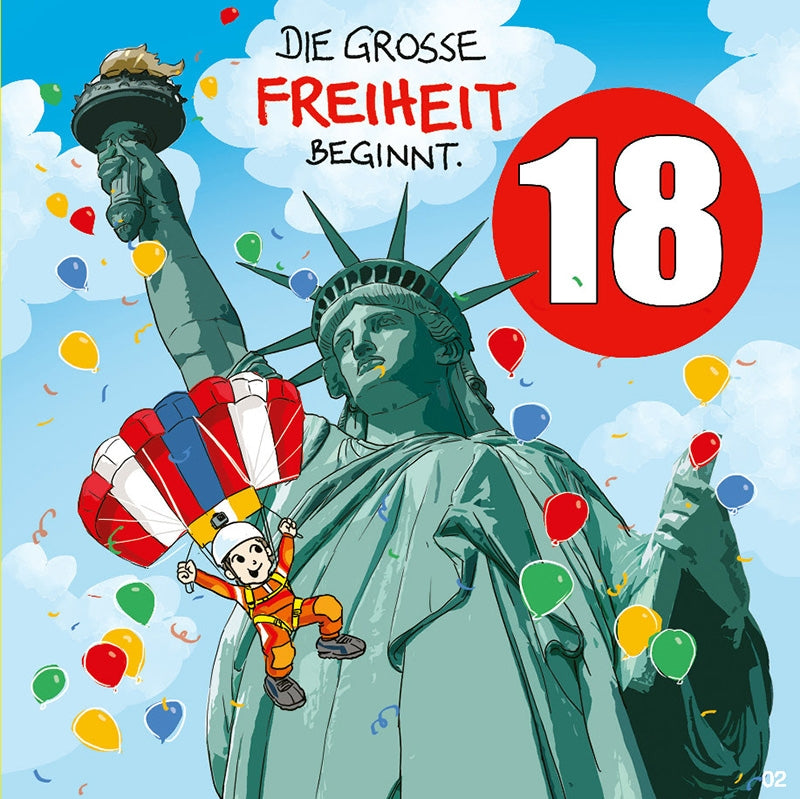 Die grosse Freiheit beginnt. 18 Depesche