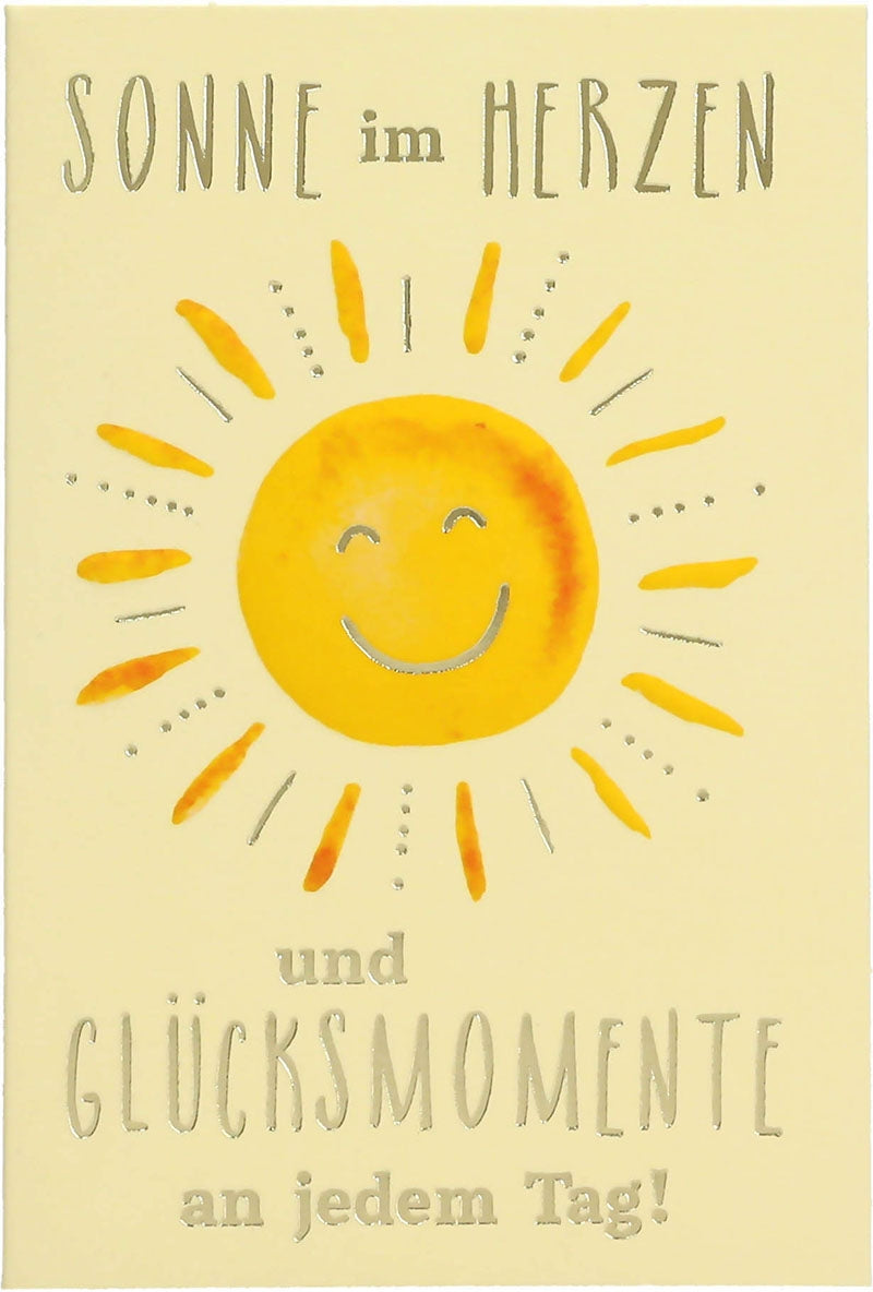 Sonne im Herzen und Glücksmomente... Depesche
