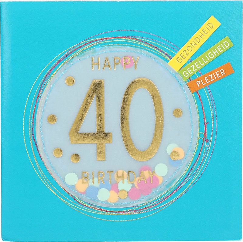 40 Happy Birthday Gezondheid...