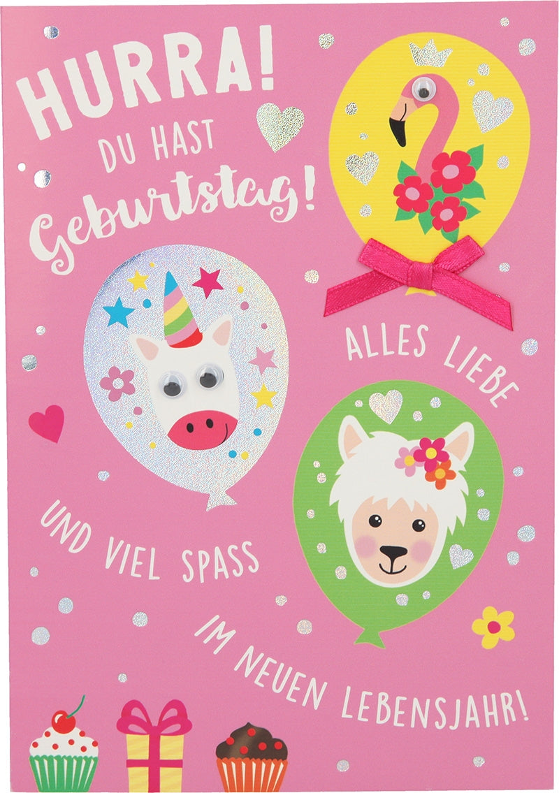 Hurra! Du hast heute Geburtstag! Depesche