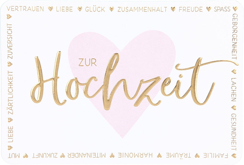 Zur Hochzeit Vertrauen Liebe Glück... Depesche