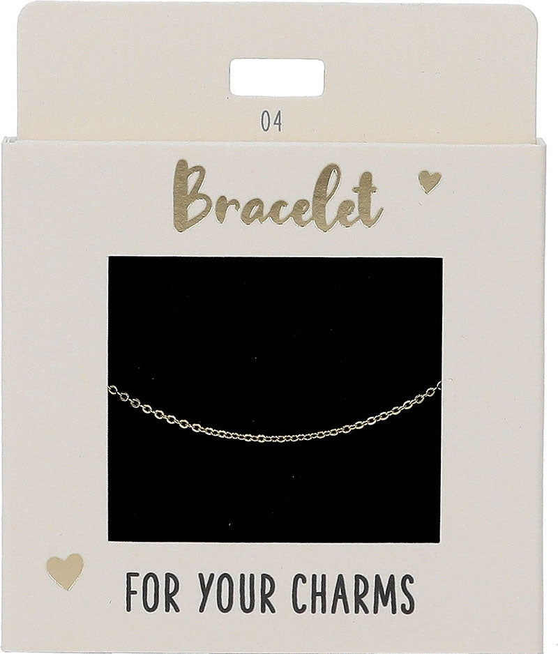 Bracelet gold, links small