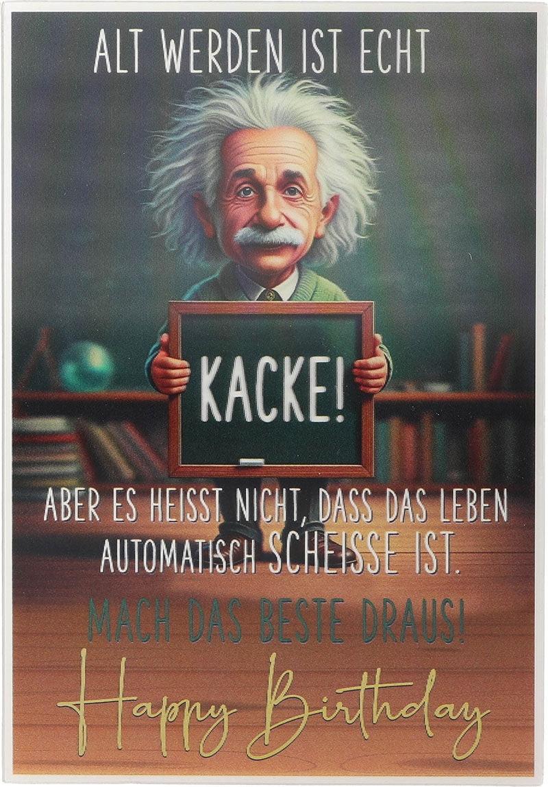 Alt werden ist echt Kacke! Aber es ... Depesche