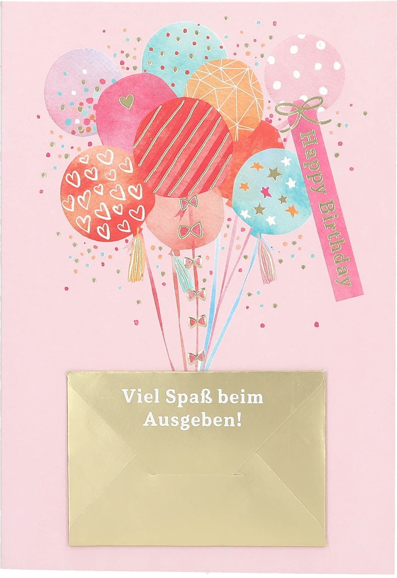 Happy Birthday Viel Spaß beim Ausgeben! Depesche