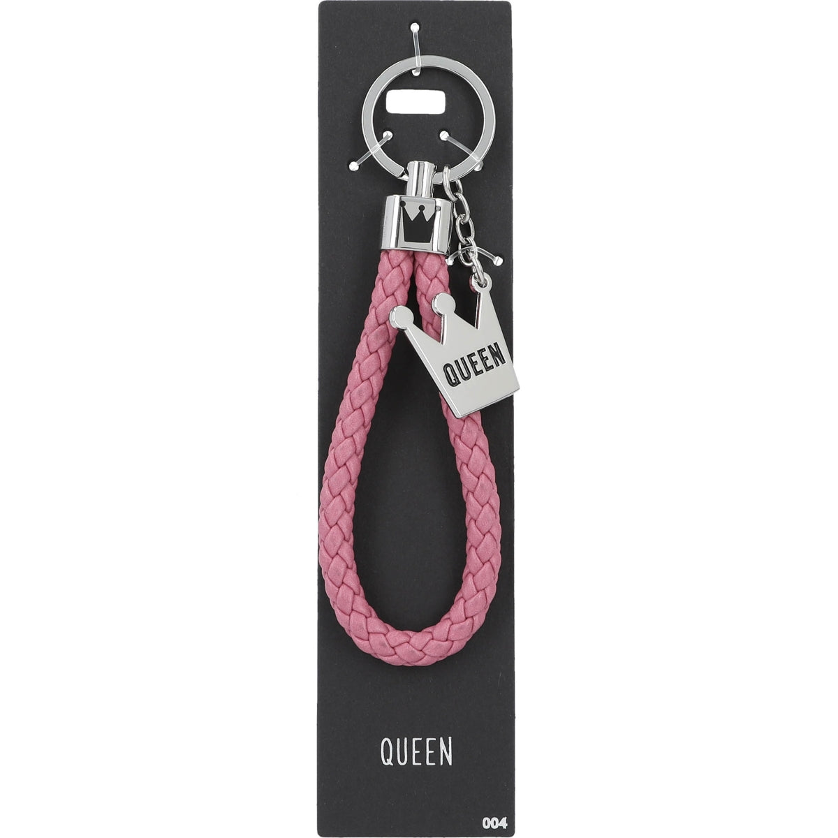 Roze "Queen" Sleutelhanger - Jouw Stijlvolle Accessoire